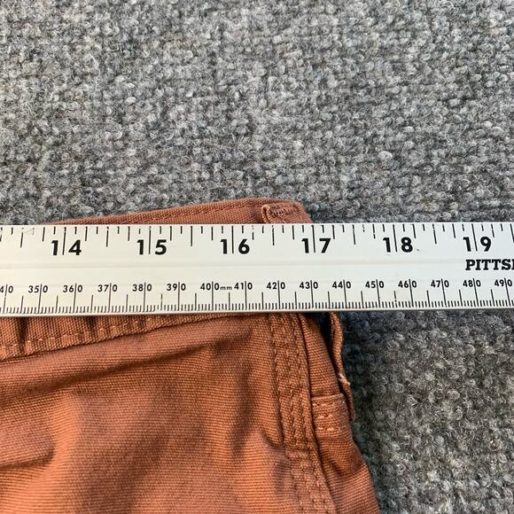 Ariat Shorts Mens 32 Brown Rebar M4 Relaxed Cargo Utility Workwear Stretch - Picture 15 of 16